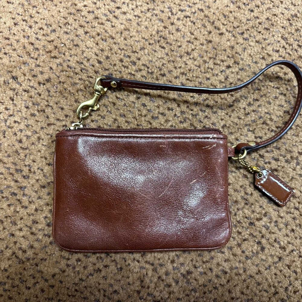 Coach Leather Wristlet - Picture 2 of 3